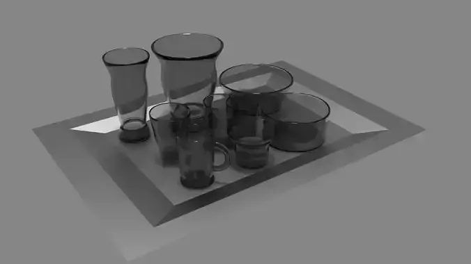 Glass Cups Vases and Bowls