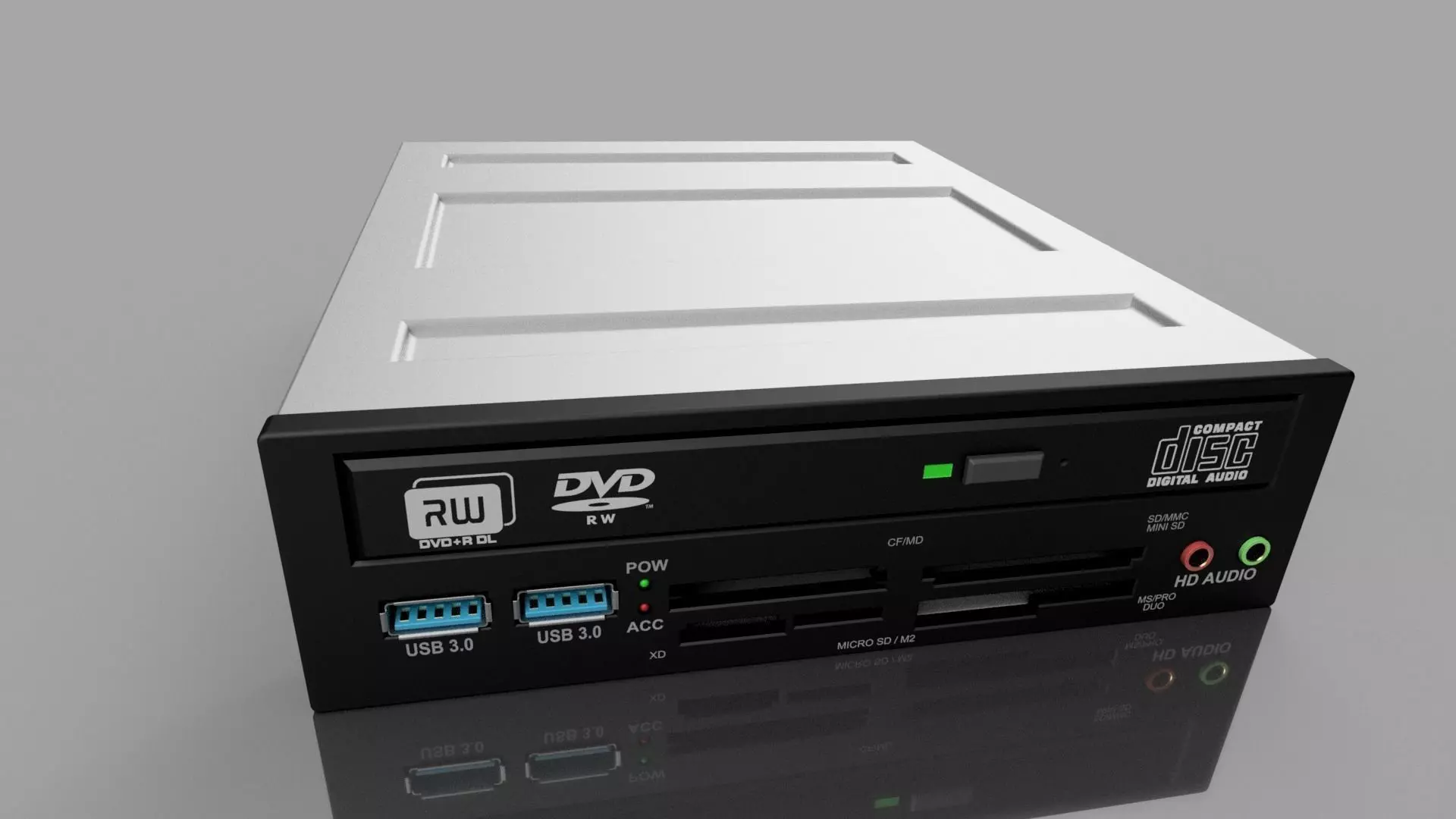 Optical Drive CD-DVD-RW Model  3D model_0