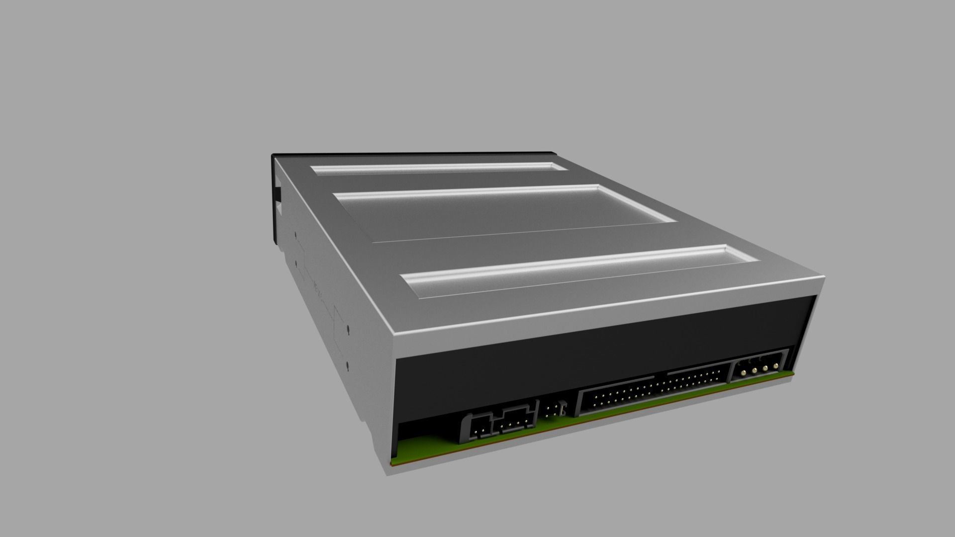 Optical Drive CD-DVD-RW Model  3D model_3