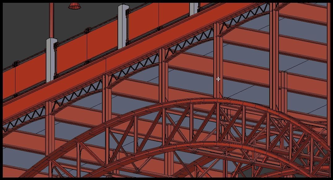 Steel bridge 3D model_6