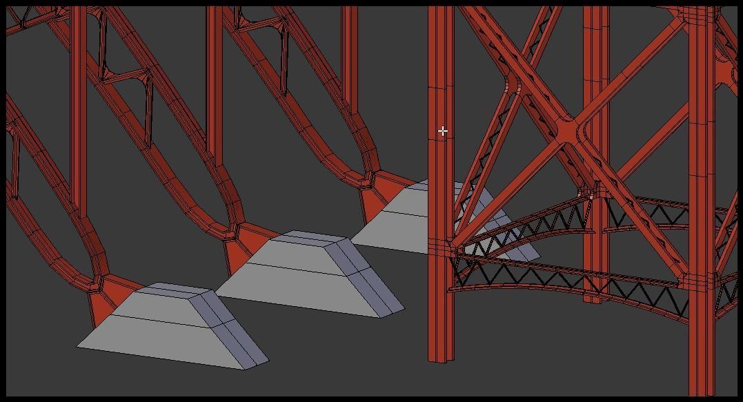 Steel bridge 3D model_7