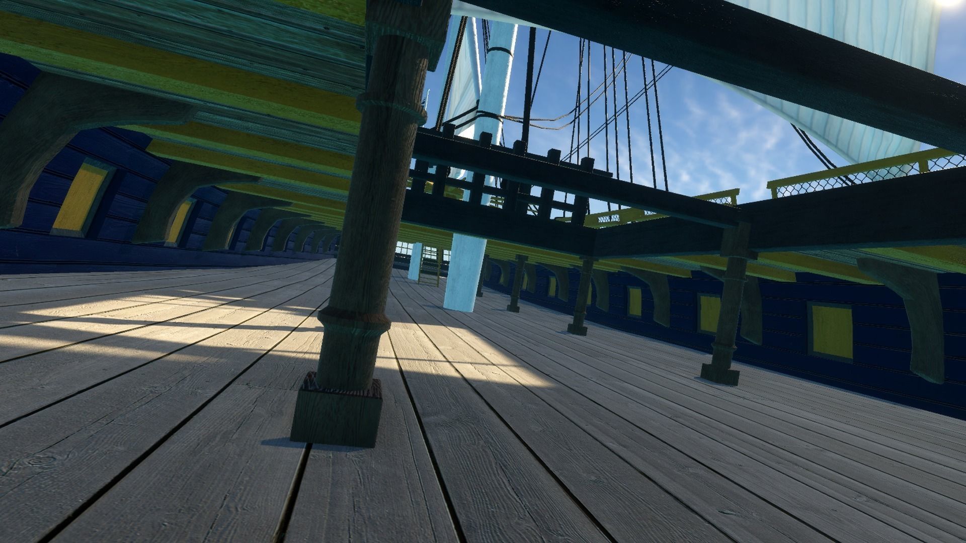 HMS Bounty Low-poly 3D model_9