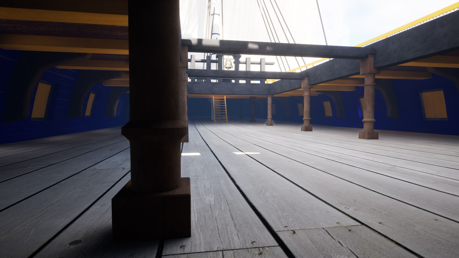 HMS Bounty Low-poly 3D model_20