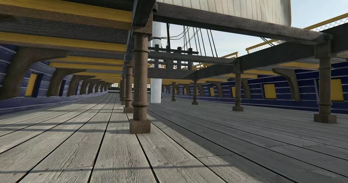 HMS Bounty Low-poly 3D model_15