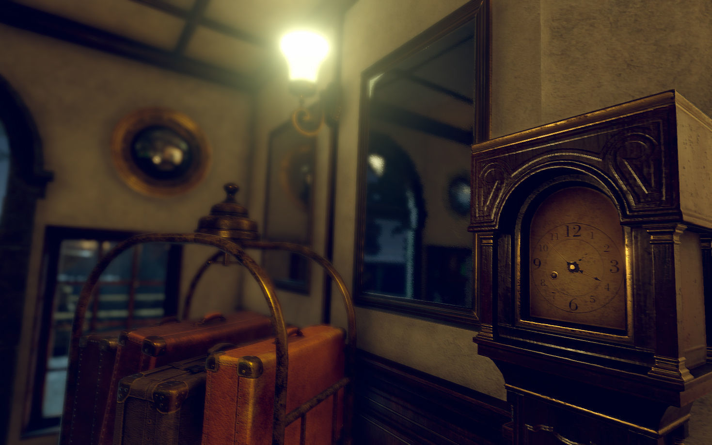 Old House or Hotel Unity Pack Low-poly 3D model_29