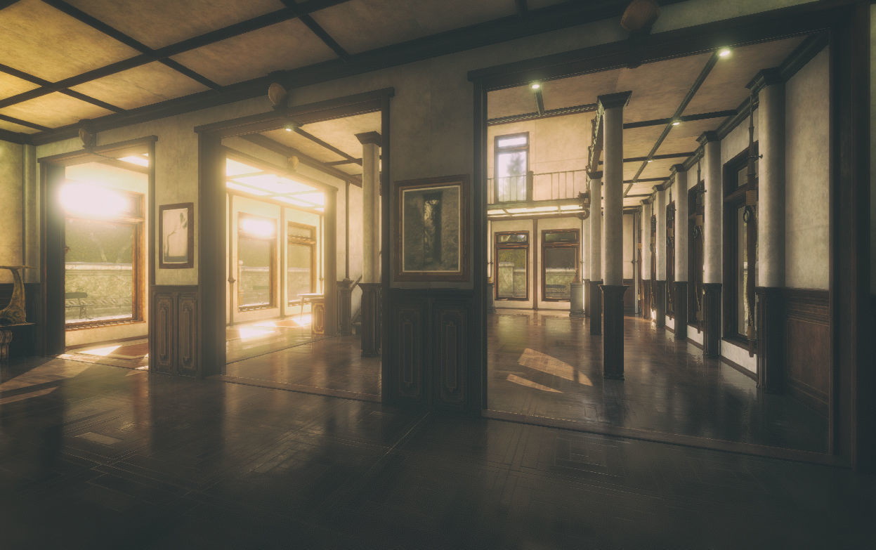 Old House or Hotel Unity Pack Low-poly 3D model_25