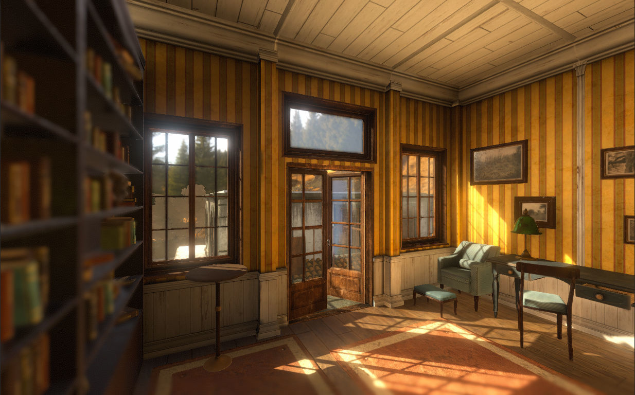 Old House or Hotel Unity Pack Low-poly 3D model_40