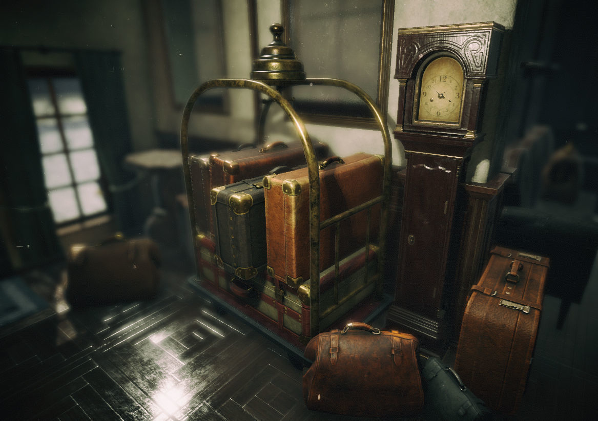 Old House or Hotel Unity Pack Low-poly 3D model_3