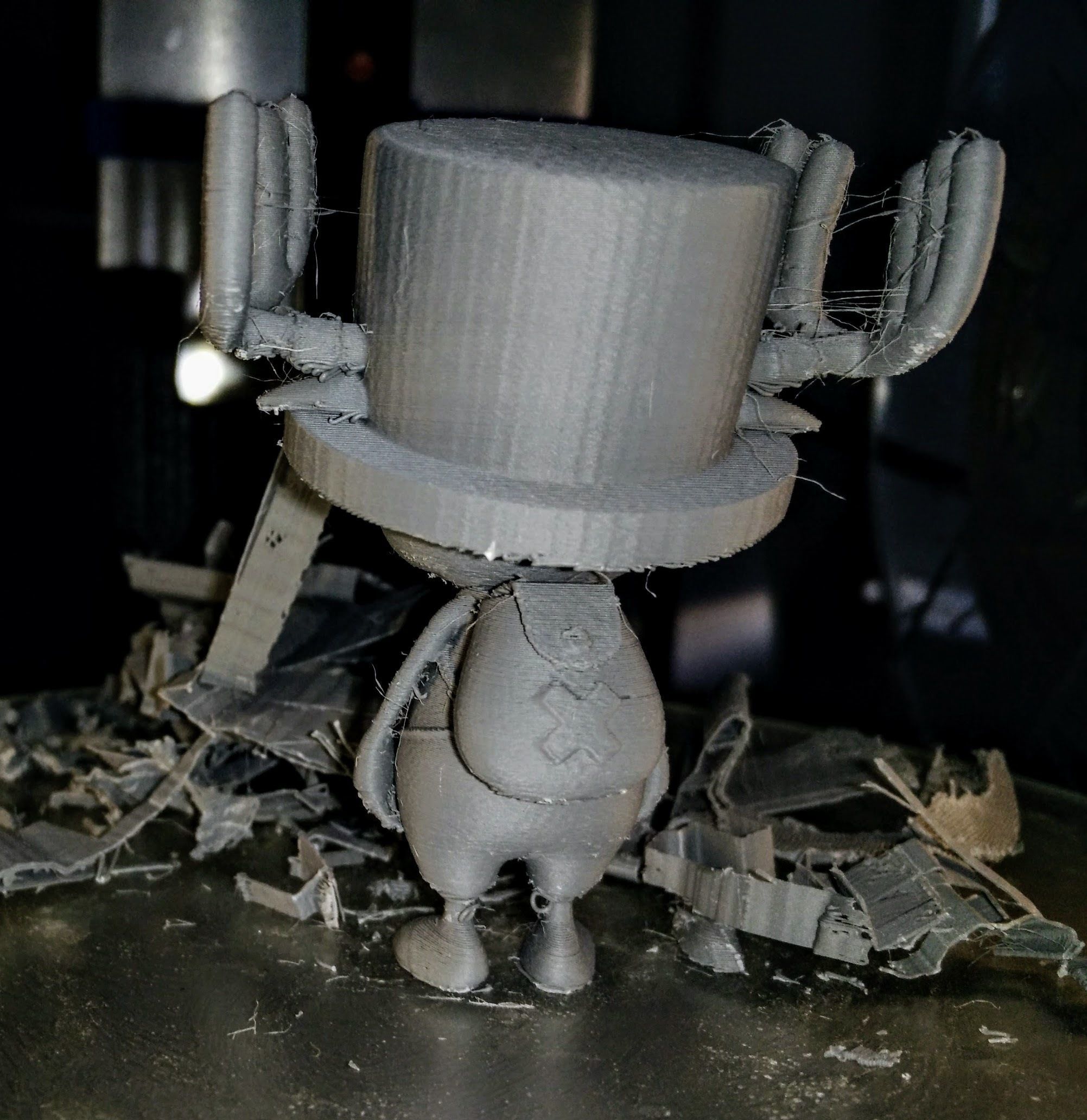 Chopper one piece character in hat 3D print model_5