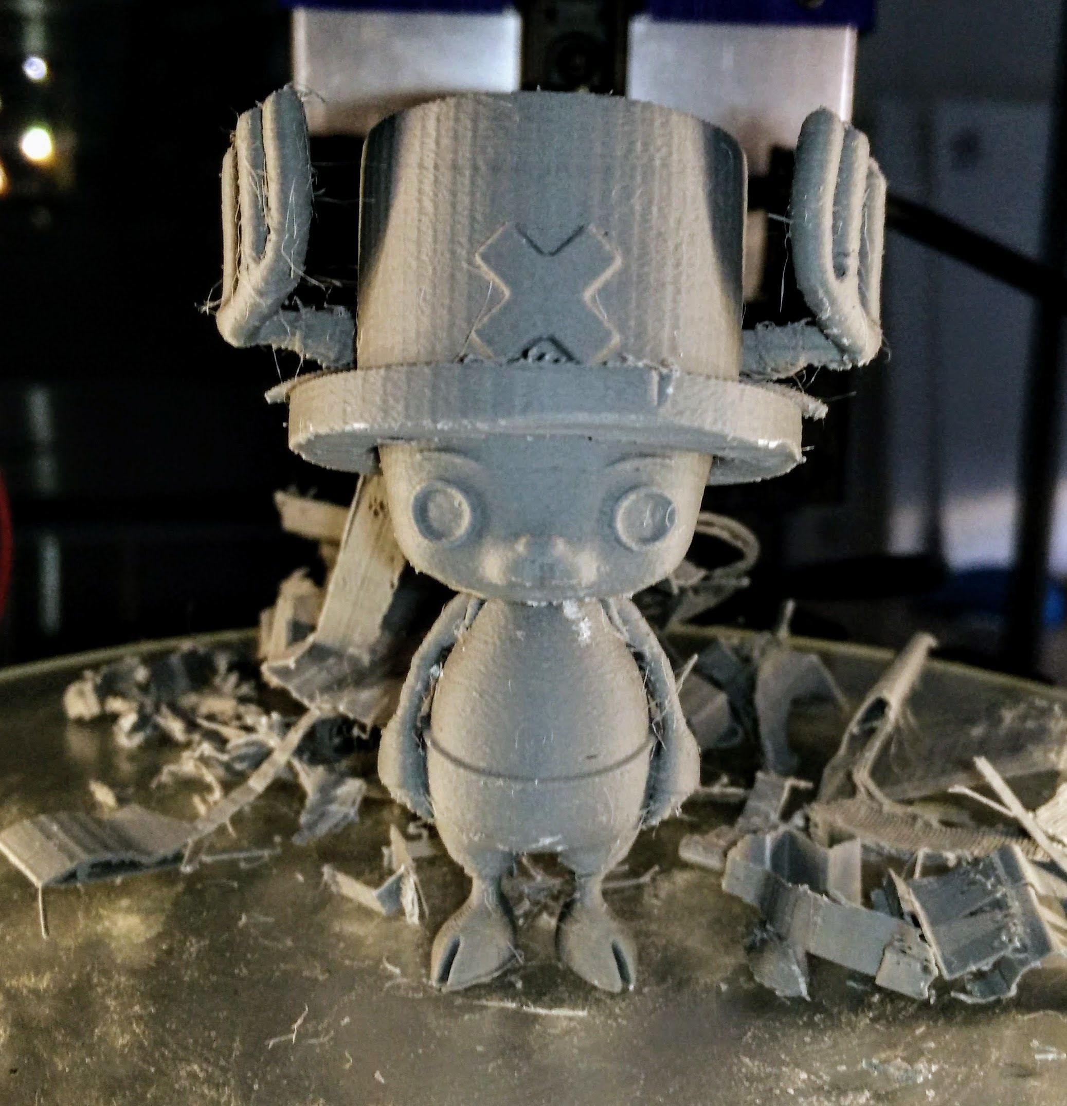 Chopper one piece character in hat 3D print model_1