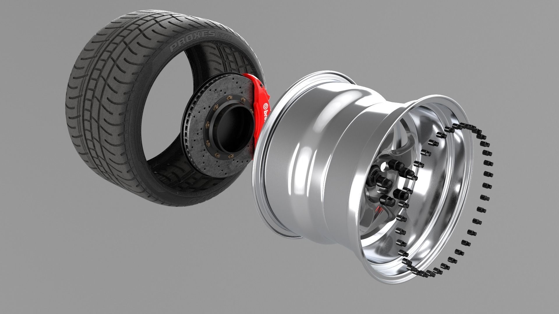 work meister s1 3piece wheel 3D model_2