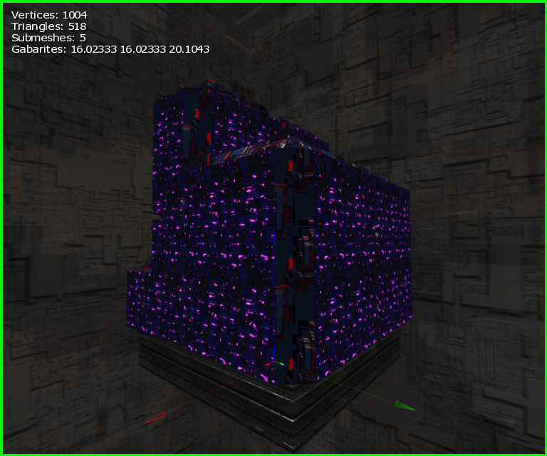 3D  Sci-fi Buildings Low-poly 3D model_22