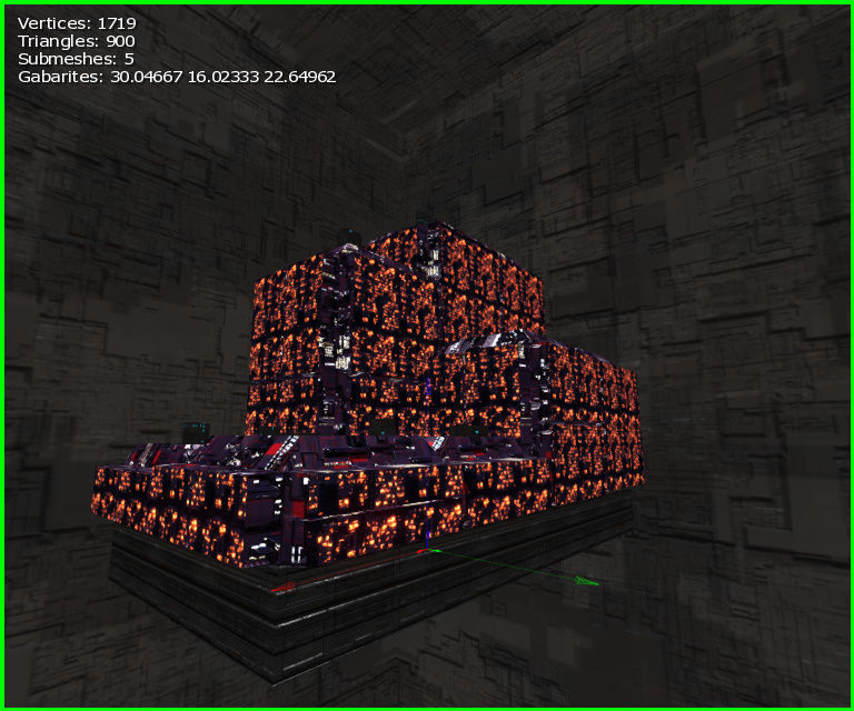 3D  Sci-fi Buildings Low-poly 3D model_19