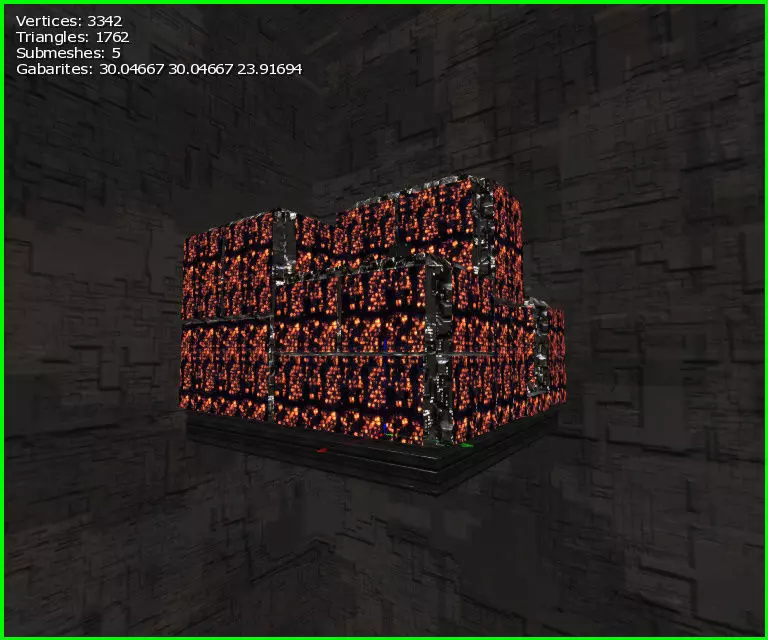 3D  Sci-fi Buildings Low-poly 3D model_0