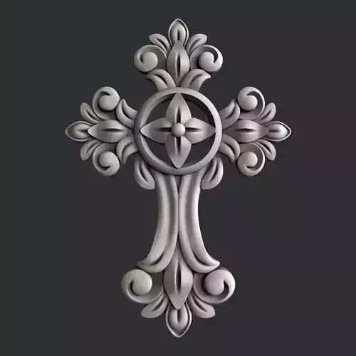 3d STL models for CNC cross