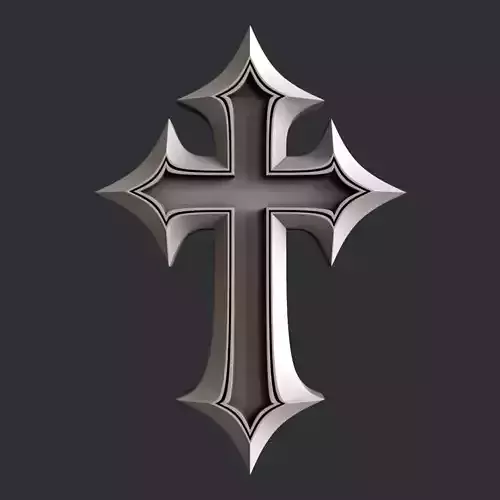 3d STL models for CNC cross