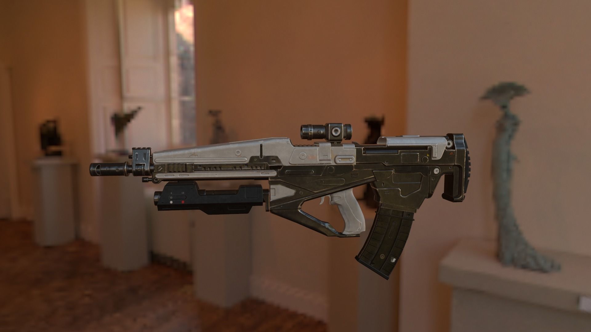 Machine Gun 3D model_2