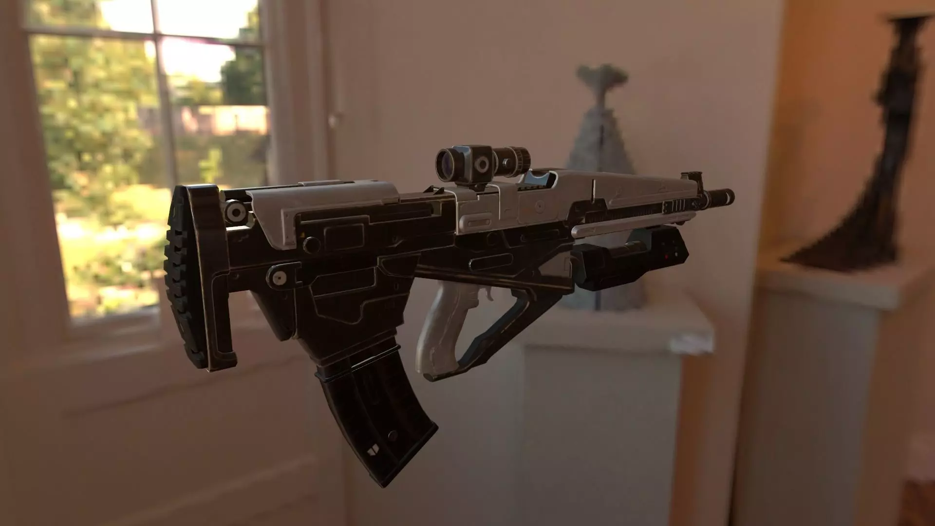 Machine Gun 3D model_0