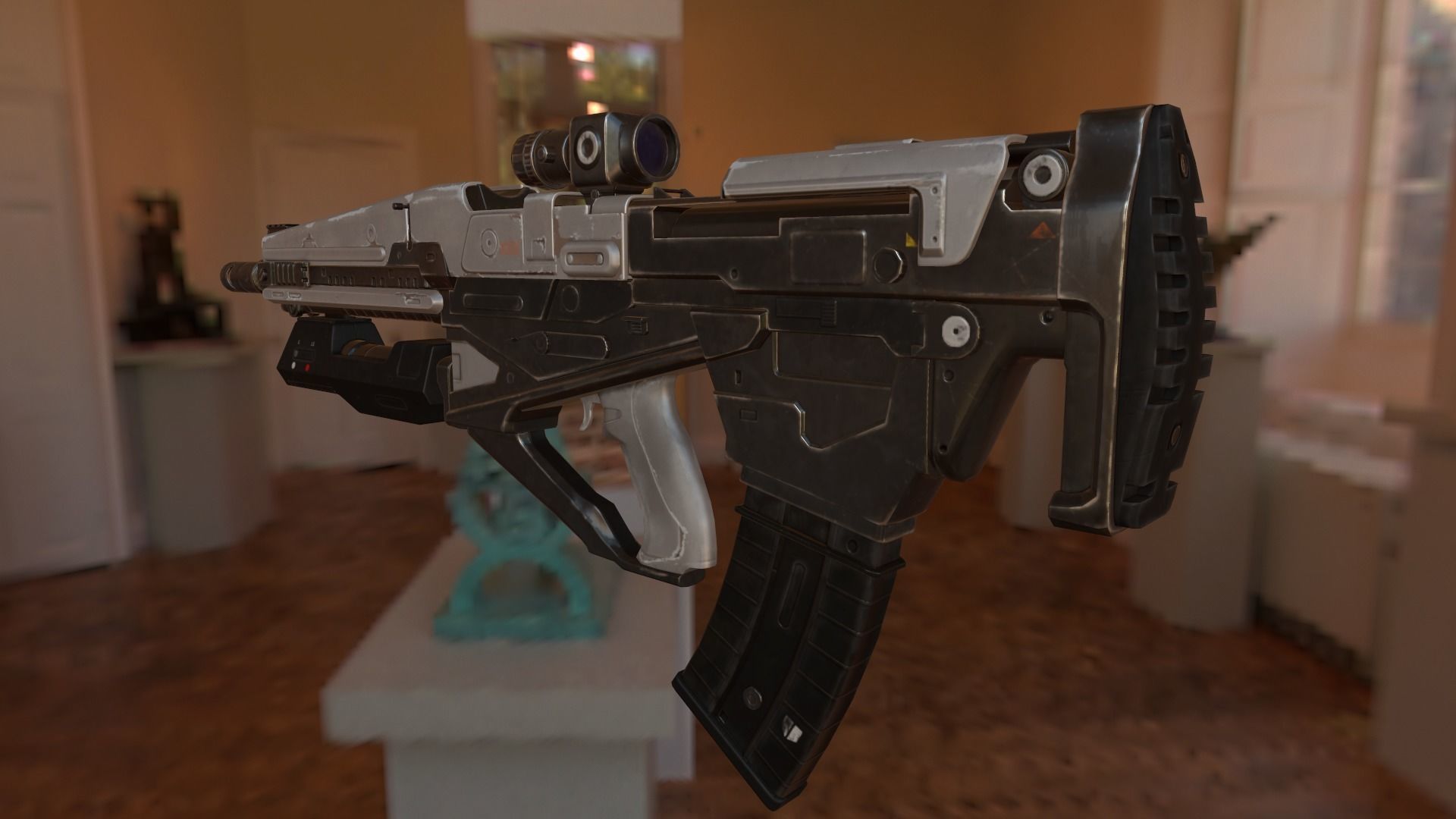 Machine Gun 3D model_3