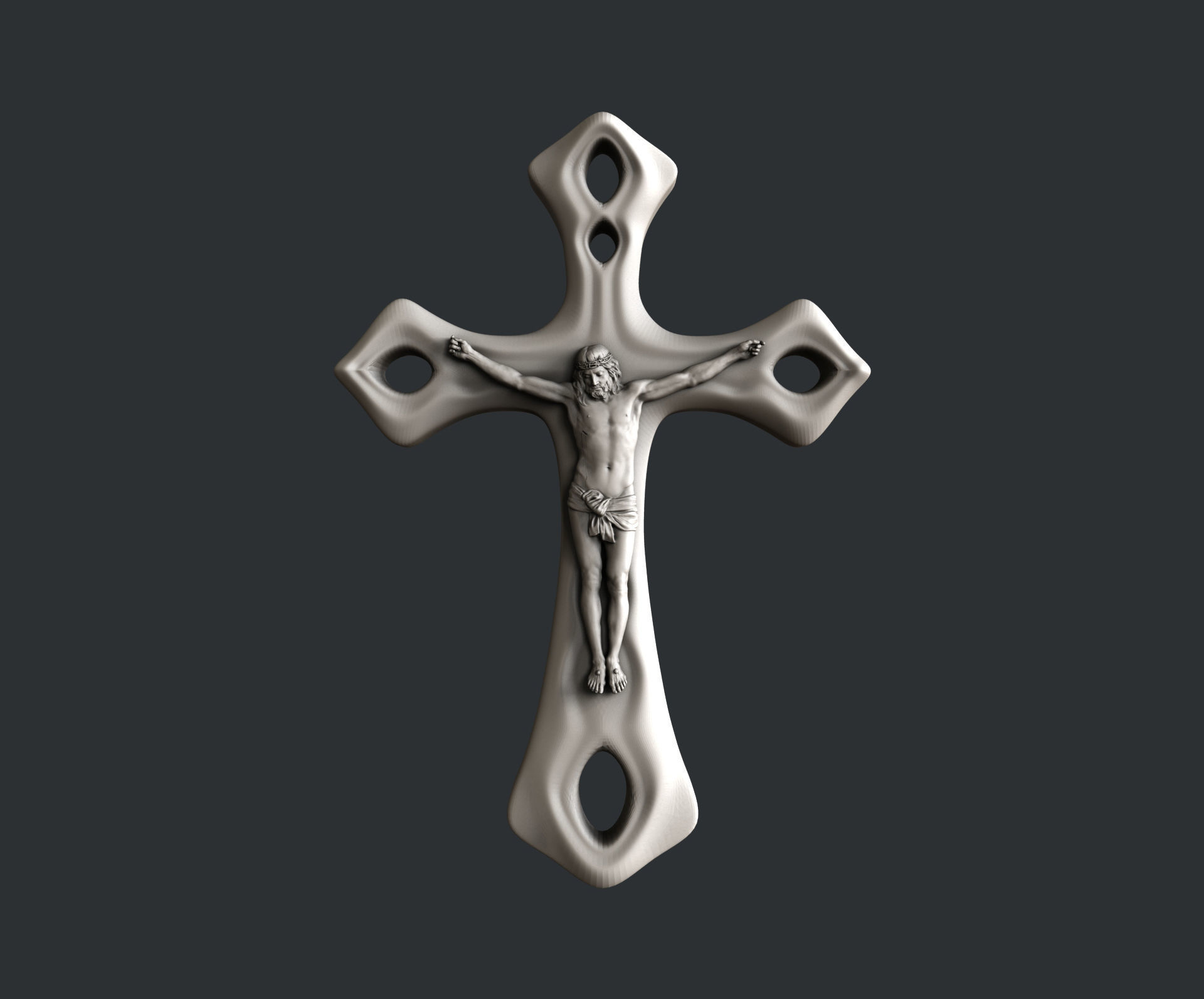 3d STL models for CNC set cross 3D model_3