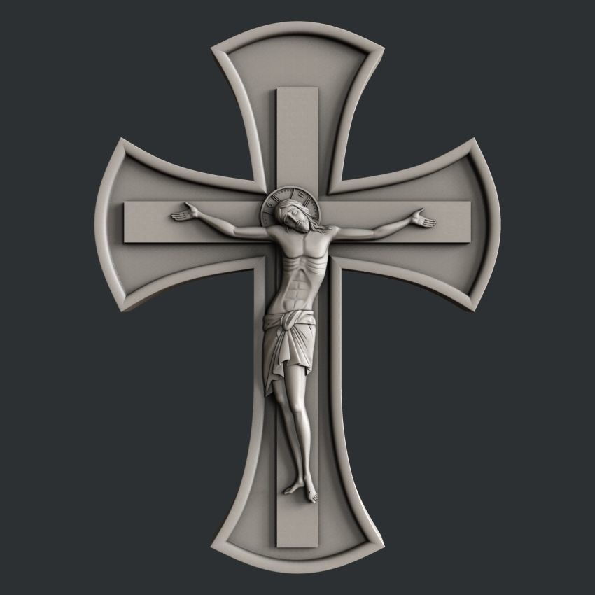 3d STL models for CNC set cross 3D model_2
