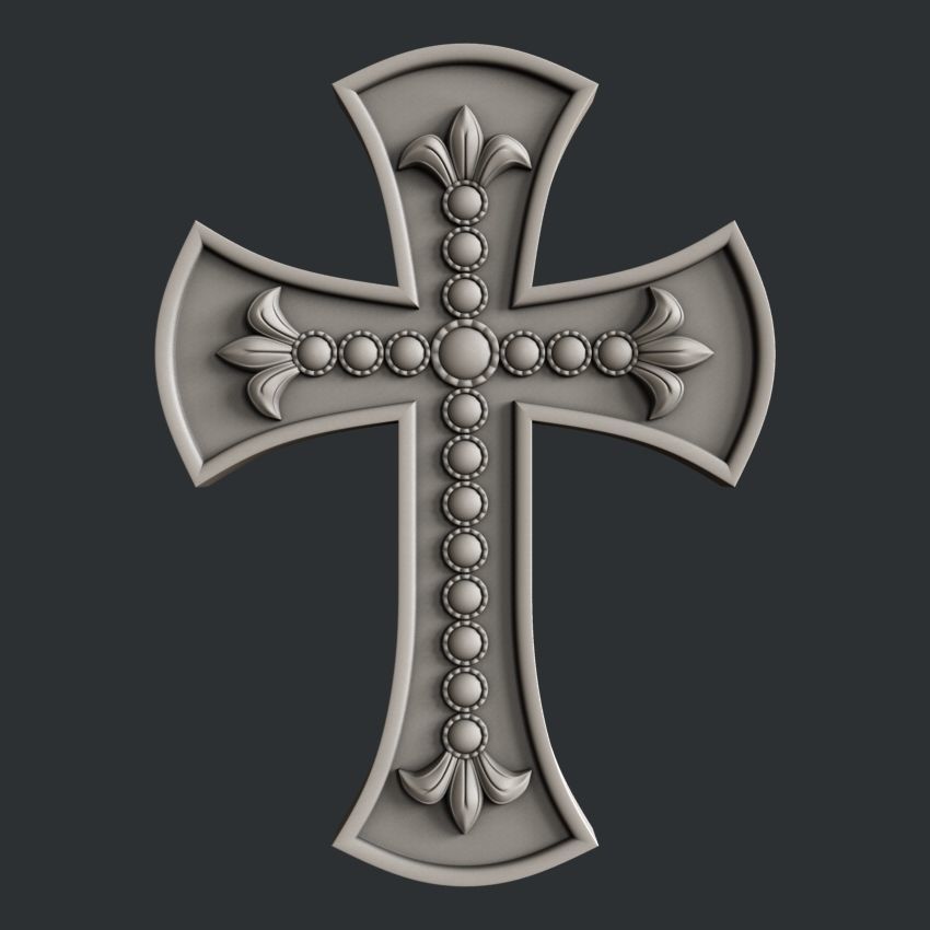 3d STL models for CNC set cross 3D model_3