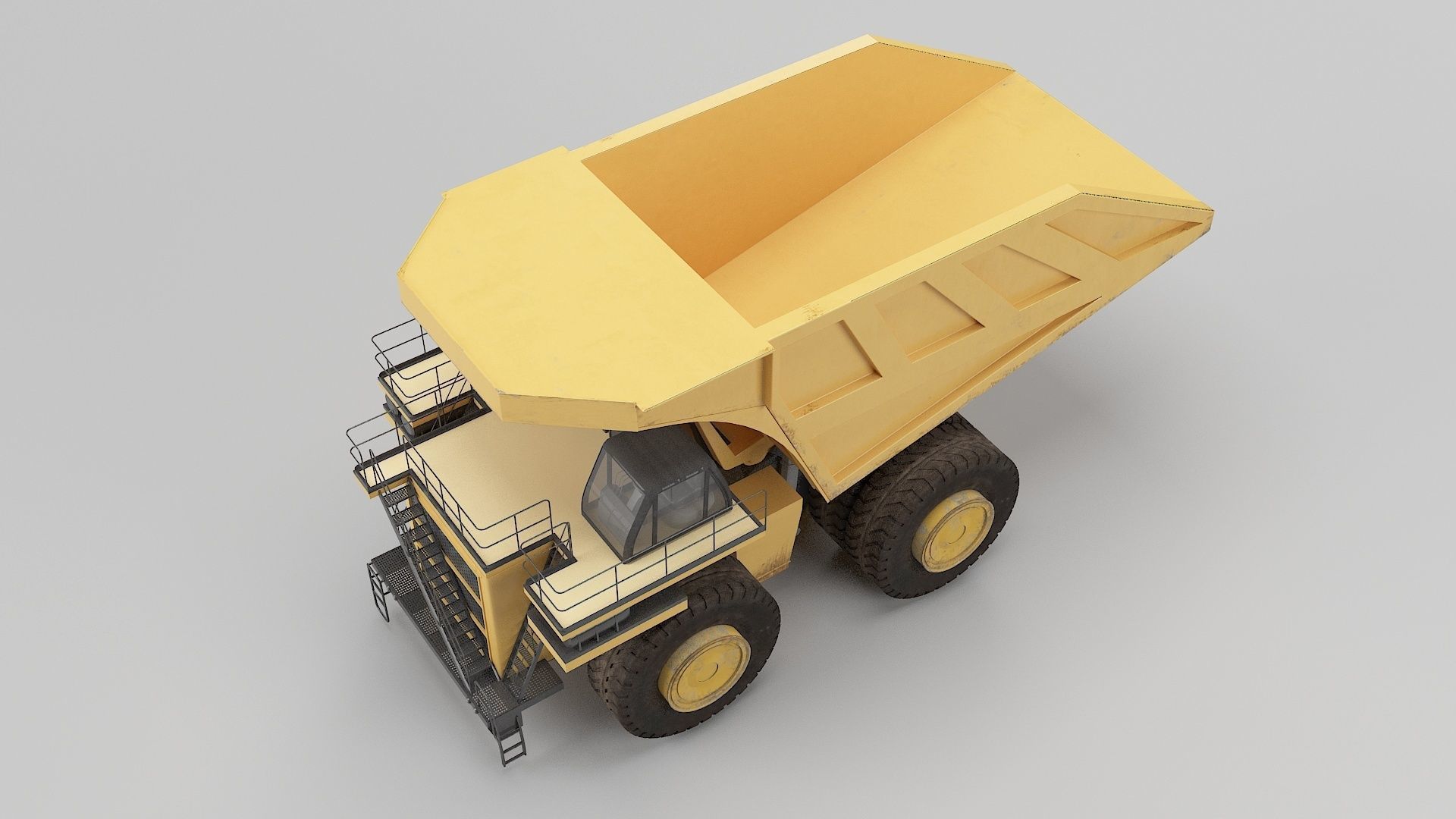 Dumping Truck 3D model_6