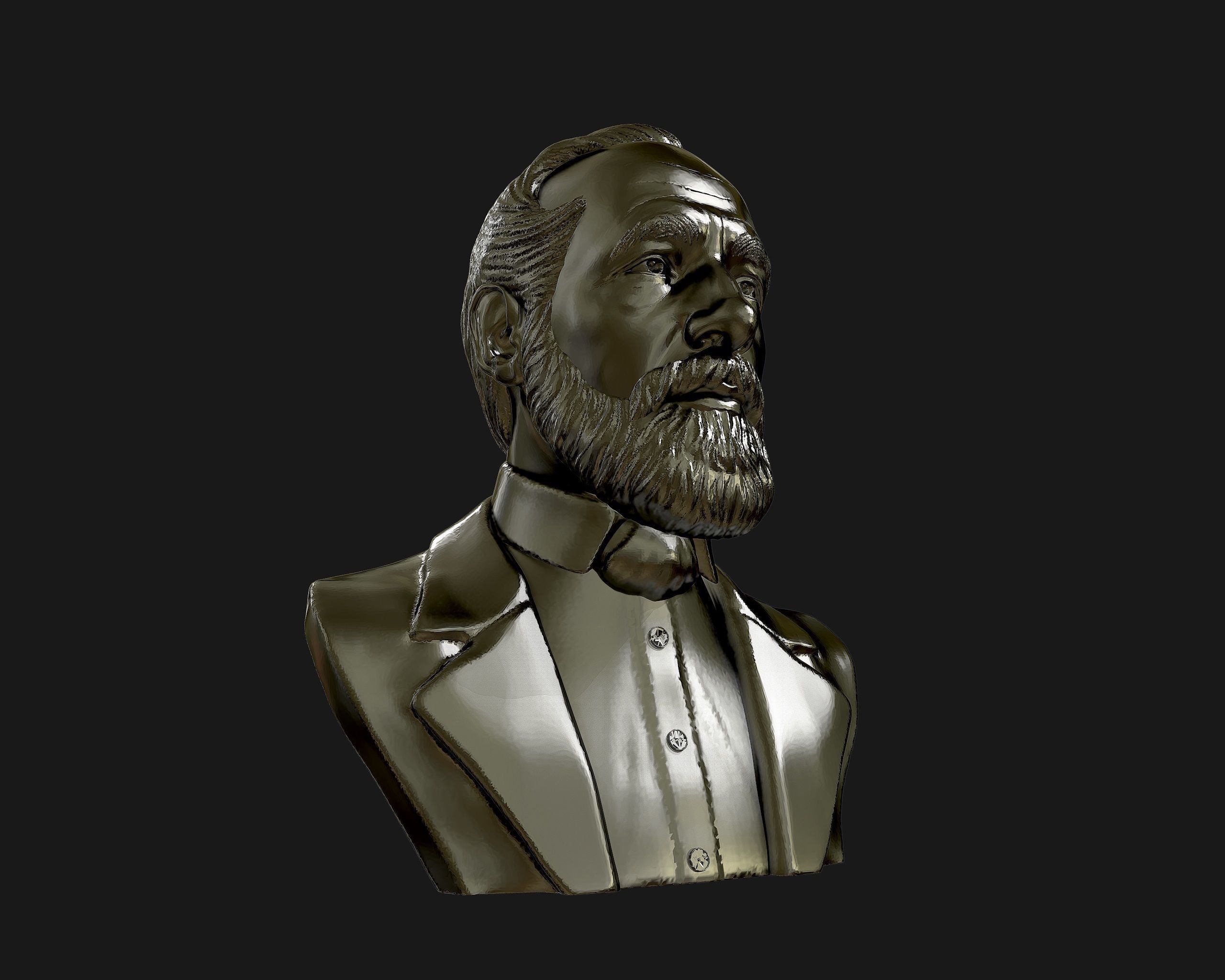 Carl Zeiss Bust 3D printable 3D print model_18