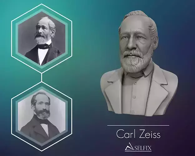 Carl Zeiss Bust 3D printable 3D print model