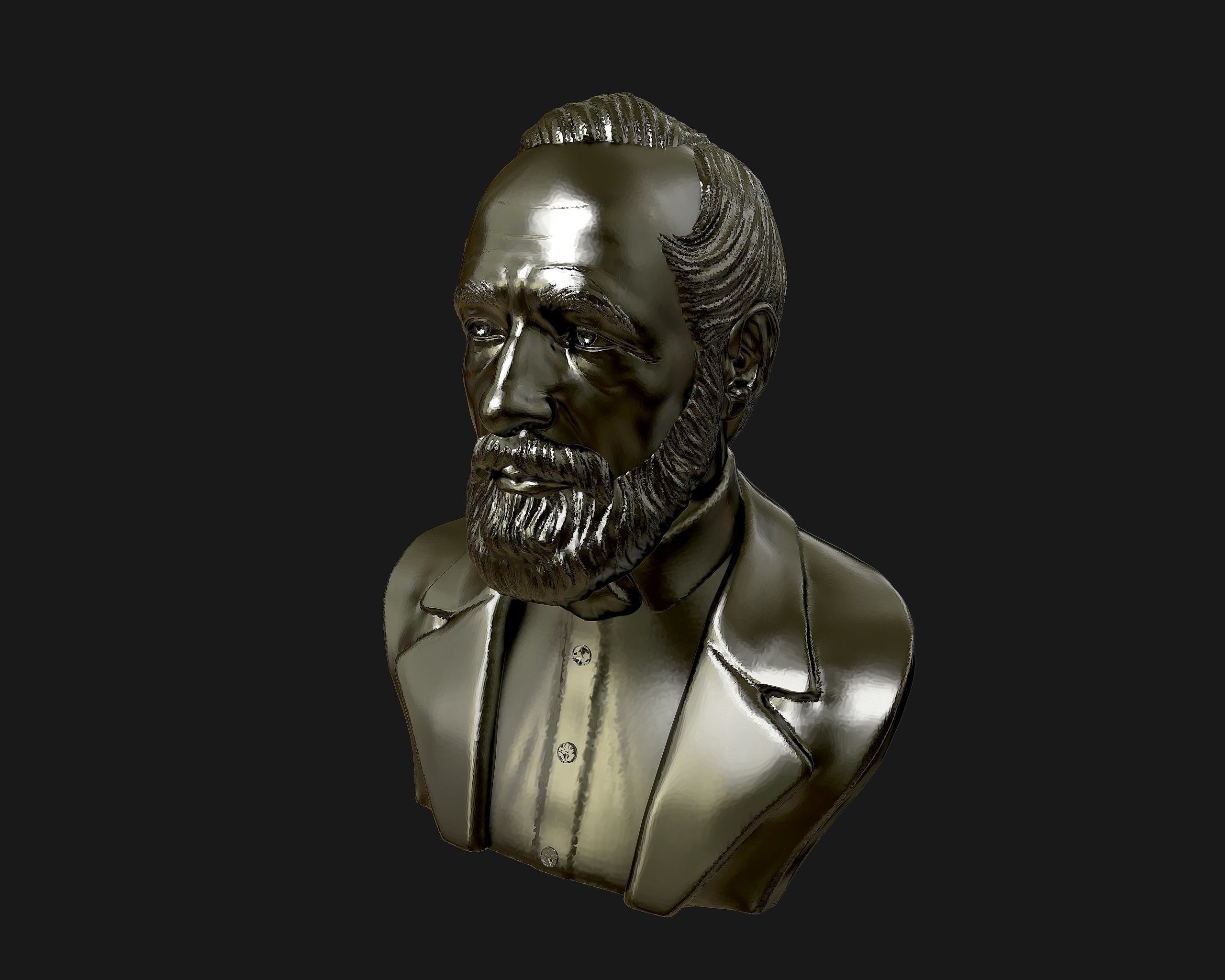 Carl Zeiss Bust 3D printable 3D print model_15
