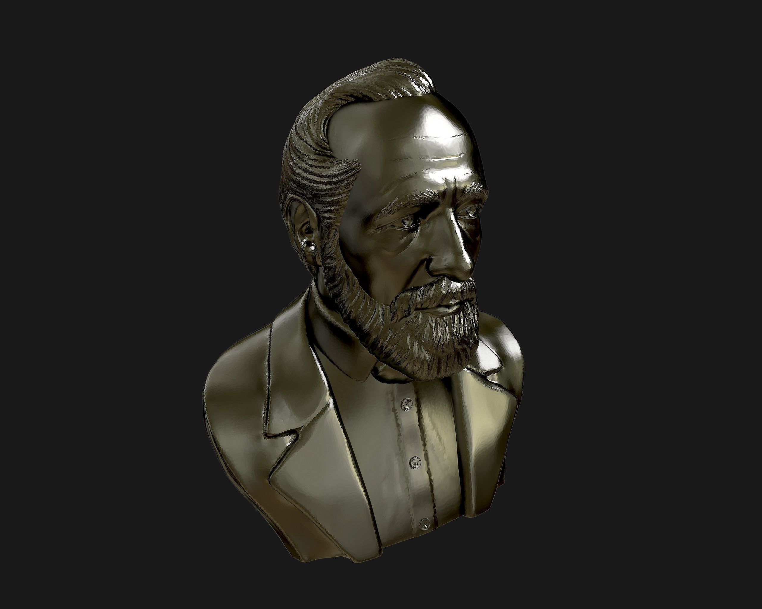 Carl Zeiss Bust 3D printable 3D print model_22