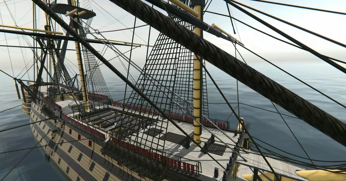 HMS Victory Low-poly 3D model_16