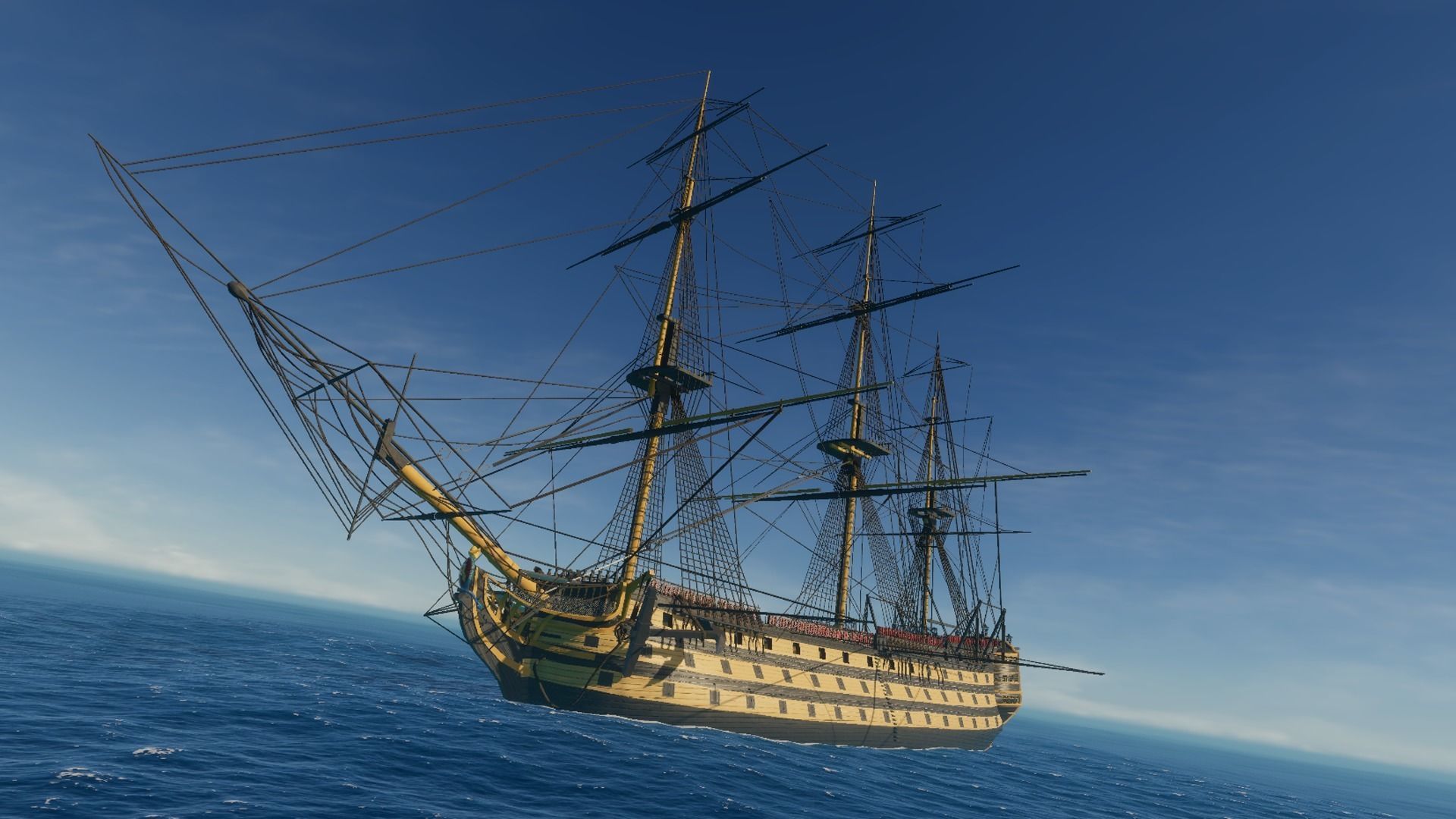 HMS Victory Low-poly 3D model_10