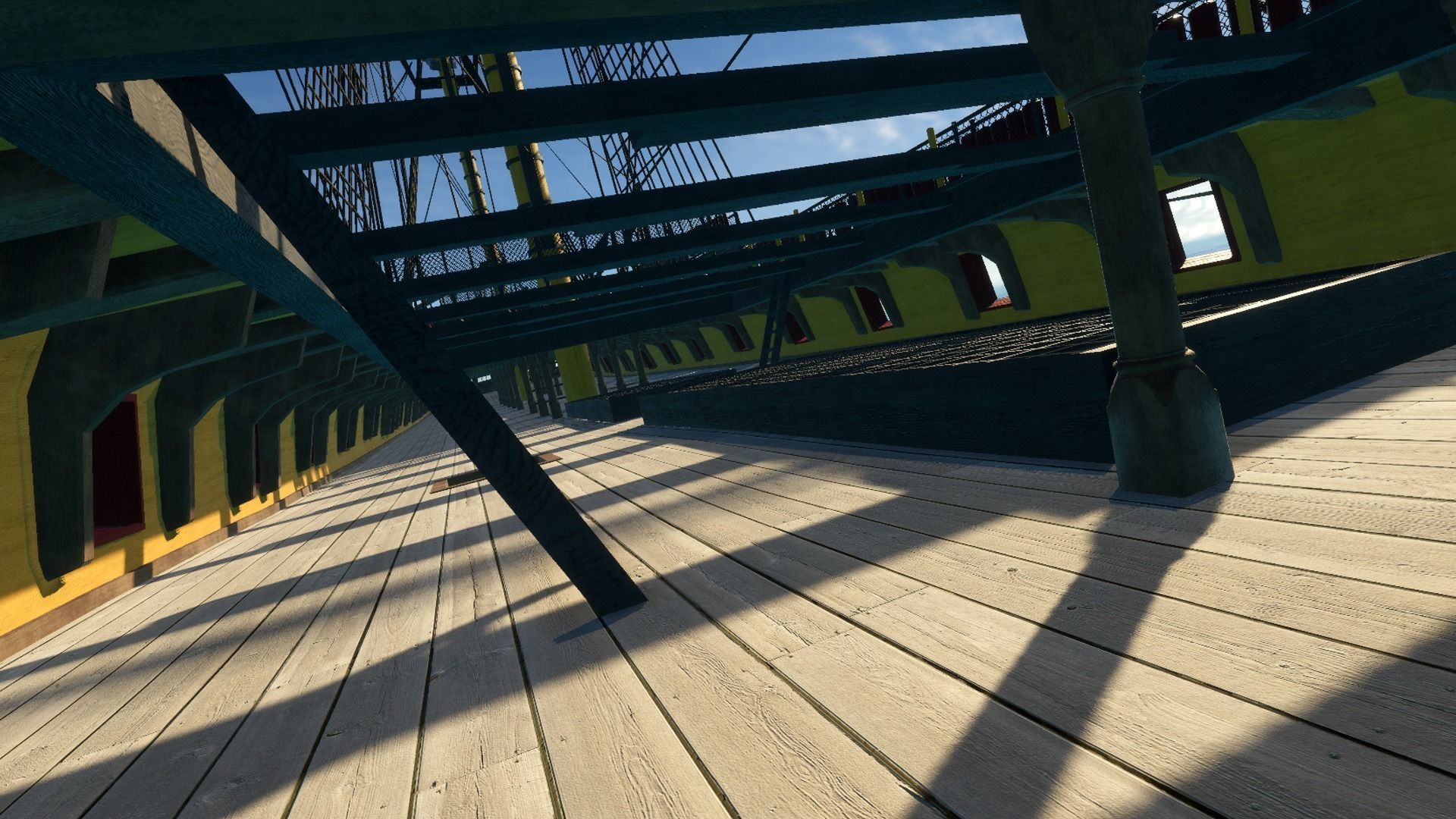 HMS Victory Low-poly 3D model_12