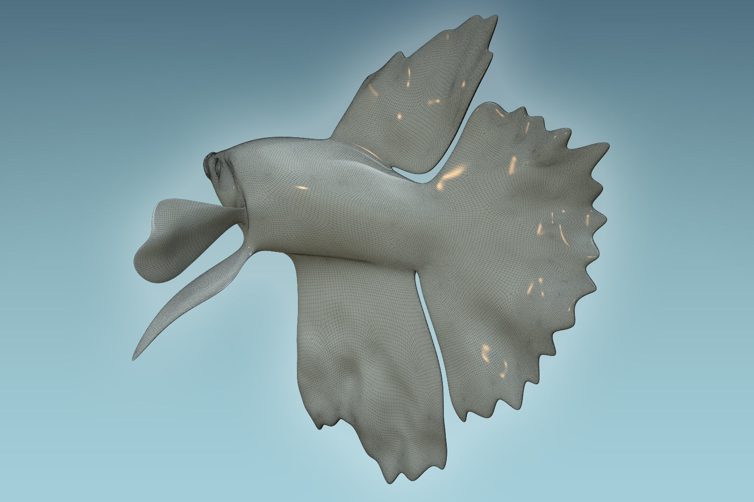 Betta Fish 7 3D model_7
