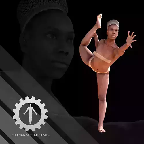 Female Scan - Tiana Artistic Pose