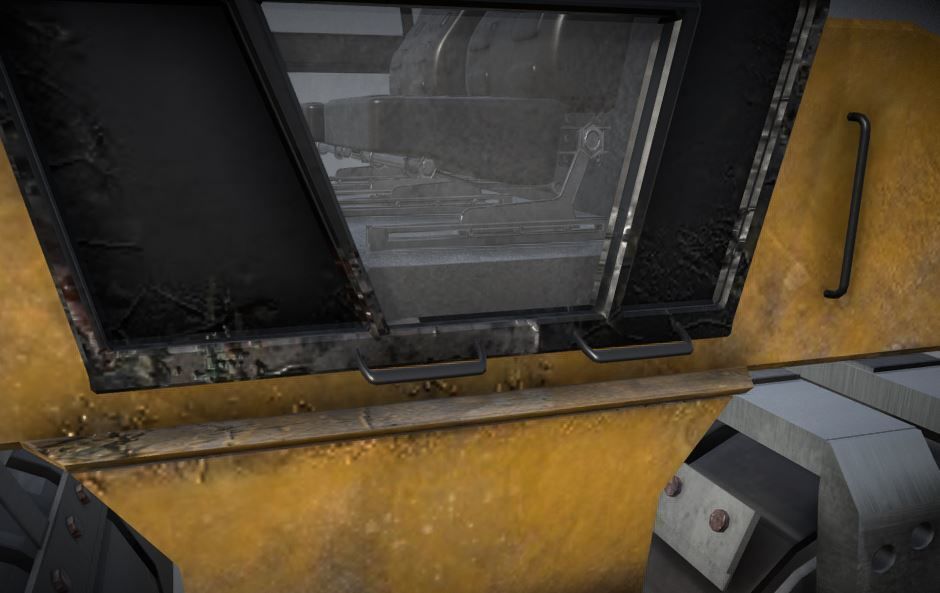 Asphalt Rolling machine 3D model_1