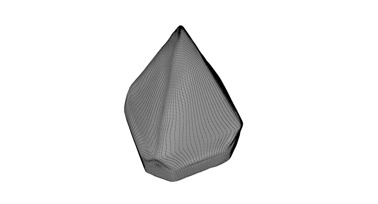 Petrified Wood Pyramid 3D model_12