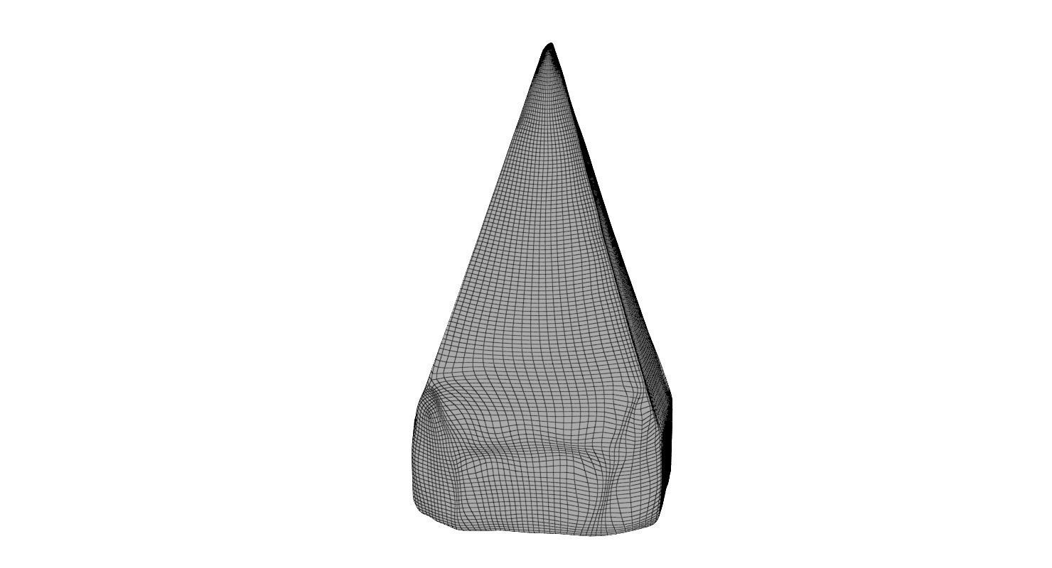 Petrified Wood Pyramid 3D model_10