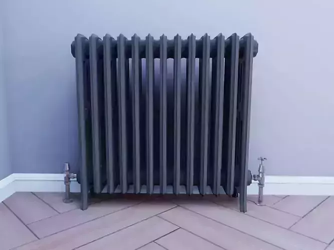 Cast Iron Radiator  Low-poly 3D model