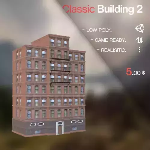 classic building 2 3D print model