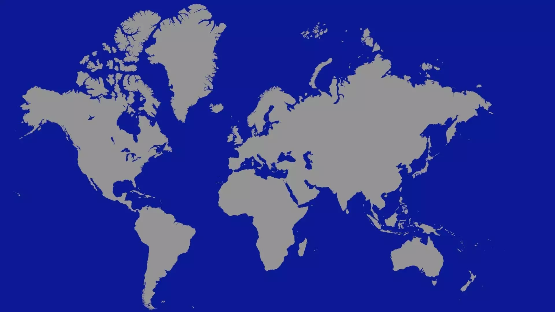 World map with land Free 3D model