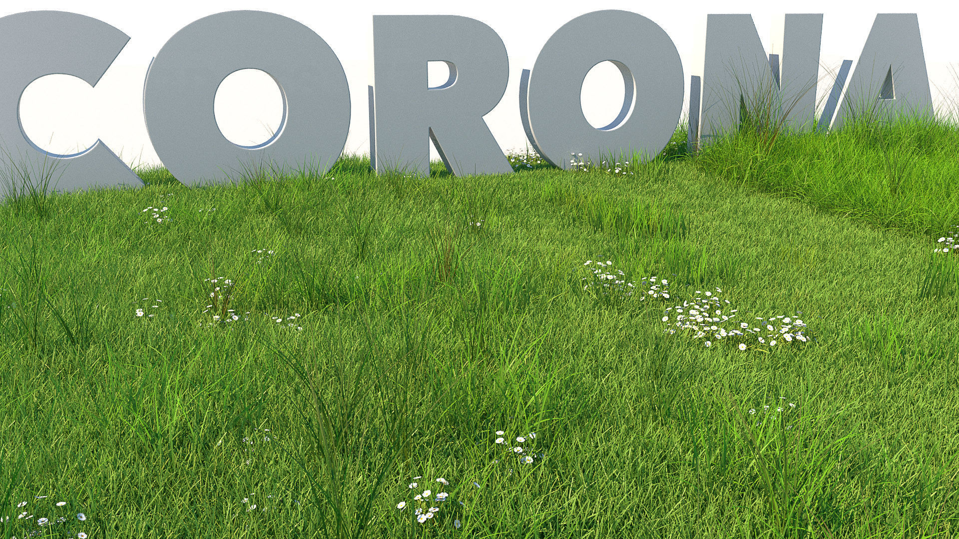 Grass Kit III for C4D and Corona render 3D model_2