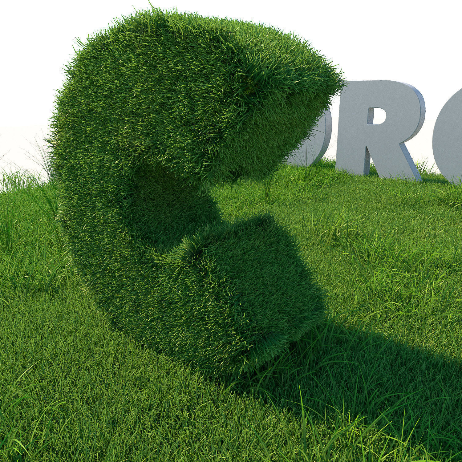Grass Kit III for C4D and Corona render 3D model_4