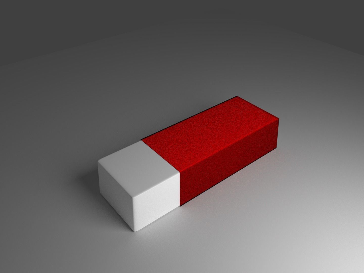 White eraser Free 3D print model