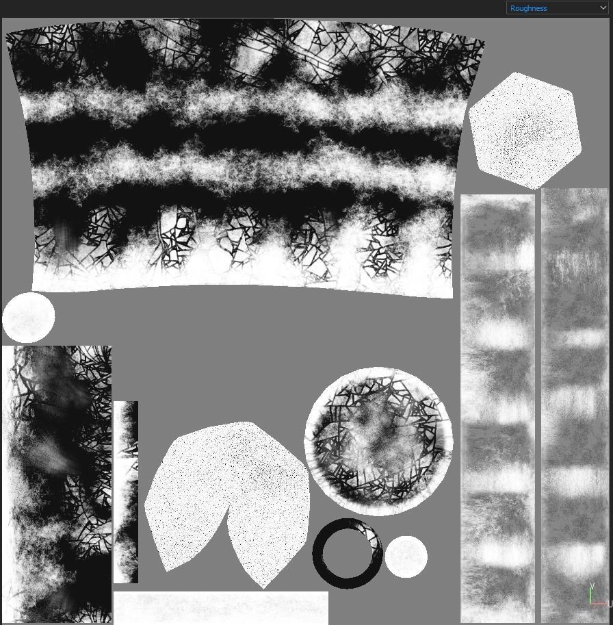 bottle with substance on the bottom PBR low poly Low-poly 3D model_9