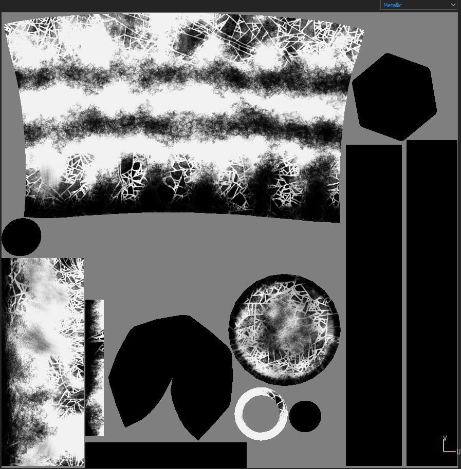 bottle with substance on the bottom PBR low poly Low-poly 3D model_7