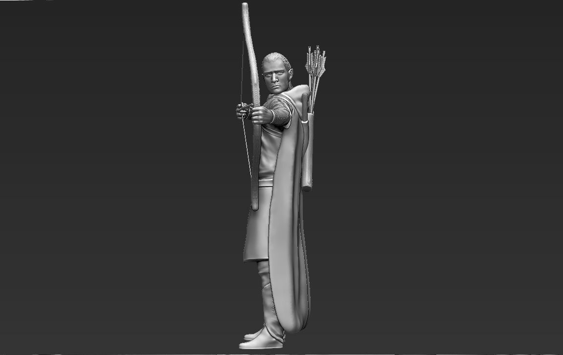 Legolas The Lord of the Rings 3D printing ready stl obj 3D print model_18