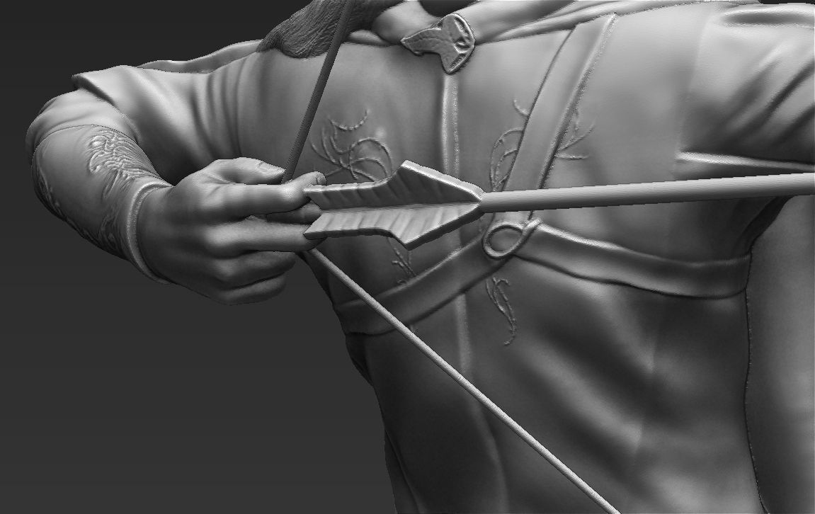 Legolas The Lord of the Rings 3D printing ready stl obj 3D print model_32