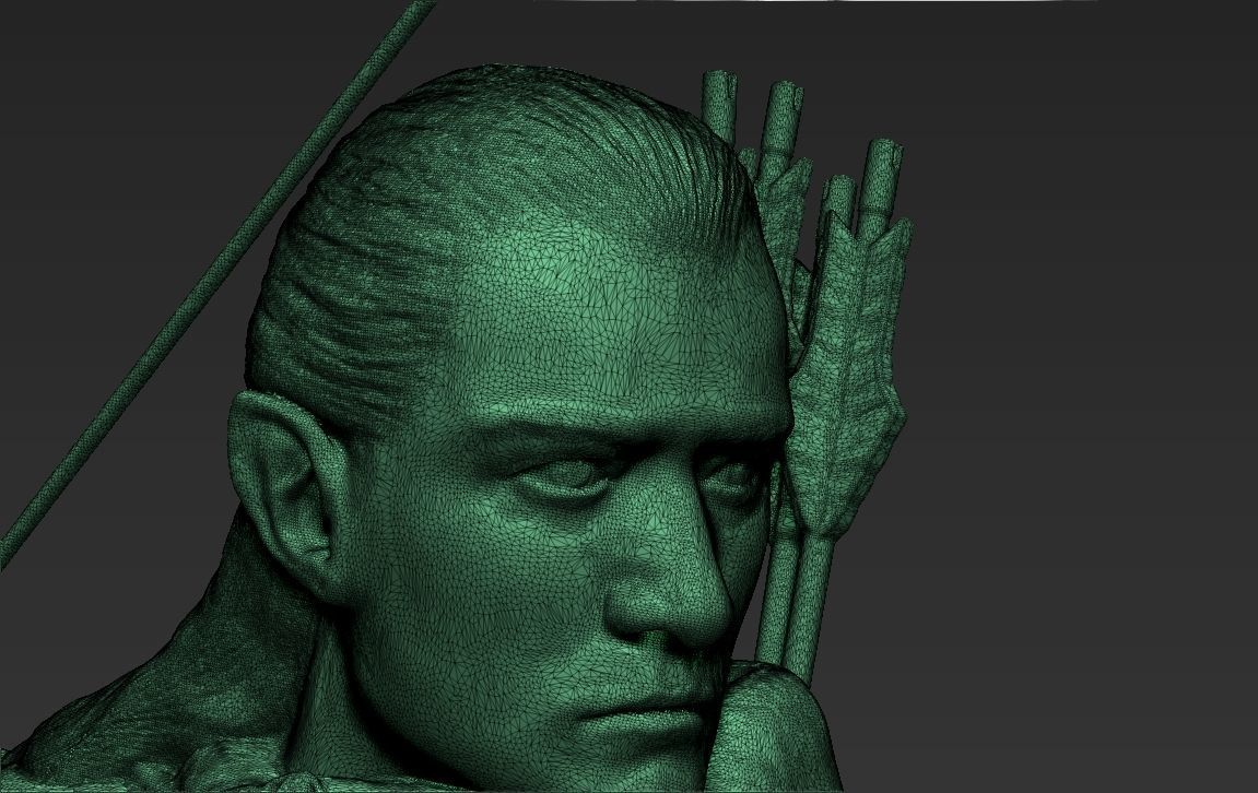 Legolas The Lord of the Rings 3D printing ready stl obj 3D print model_38